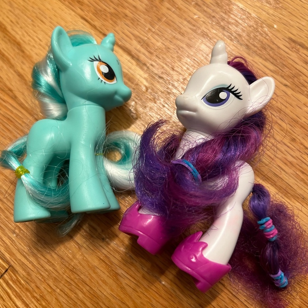 2 my little pony brush my hair